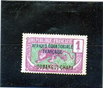 B - 1915  Oubangui Chari - Leopardo - Ongebruikt