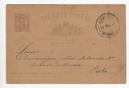 Postal Stationery * Portugal * 1887 * Bragança - Postal Stationery