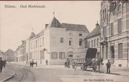 Deinze Oud Markiesaat Geanimeerd ZELDZAAM (kleine Vlekjes) Paardenkar 1908 - Deinze