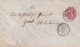 Allemagne Wurtemberg Entier Postal Stuttgart 1864 - Other & Unclassified