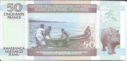 Billet -  République De Burundi 50 Fr - Burundi