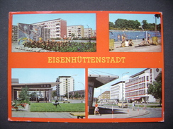 Germany DDR: EISENHÜTTENSTADT - Wohnkomplex Am Fröberling, Schwimmbad, Leninallee, Strasse Der Republik, 1979 Used - Eisenhüttenstadt
