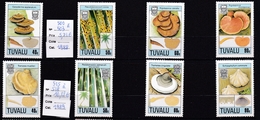Tuvalu 8 Timbres Neufs** N°500 à 503 Et 515 à 518 Champignon Champignons Mushroom Setas Pilze - Funghi