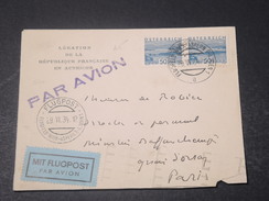 AUTRICHE - Enveloppe De La Légation De France Pour Paris En 1934 - L 11053 - Briefe U. Dokumente