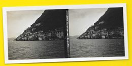 Vues Stéréos GANDRIA Lac De Lugano Italie - Stereoscopic