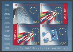 Belgique COB 3256 à 3259 - BL110 ** (MNH) - 2002-… (€)