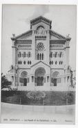 MONACO - N° 234 - LA FACADE DE LA CATHEDRALE - CPA NON VOYAGEE - Kathedrale Notre-Dame-Immaculée