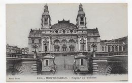 MONTE CARLO - N° 863 - FACADE DU THEATRE - CPA NON VOYAGEE - Opera House & Theather