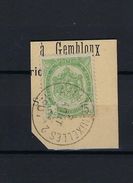 N°56 (ntz) GESTEMPELD AMBULANT Arlon-Bruxelles 2 OP FRAGMENT COB € 0,50 + COBA € 3,00 - Ambulante Stempels