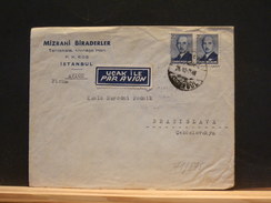 71/875 LETTRE TURC POUR CEKOSLAVAKYA  1948 - Briefe U. Dokumente