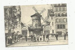 Reproduction D'une Cp , Spectacle , Montmartre , LE MOULIN ROUGE , Paris, Cartes D'autrefois - Inns