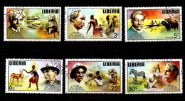 Liberia Doctor Albert Schweitzer Germany Elephant Nobel Peace Prize STAMPS CTO - Albert Schweitzer