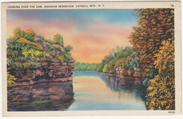 Looking Over The Dam, Ashokan Reservoir, Catskill Mts., N.Y.  -  (USA) - 1939 - Catskills
