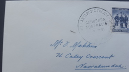 Australian Antarctic Territory 1961 Antarctic Treaty Souvenir Cover - Lettres & Documents