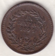 Mexico SECOND REPUBLIC. 1 Centavo 1891 Mo.  KM# 391.6 - Mexiko