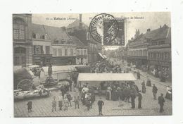 Reproduction D'une Cp , Jour De Marché , Place Du Château , Bohain , Aisne , Cartes D'autrefois - Mercati