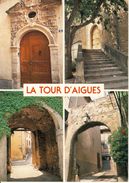 La Tour D'Aigues  Le Village  Multivues  Cpsm Format 10-15 - La Tour D'Aigues