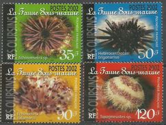 Fr Polynesia 2002 Sea Urchins Set Of 4 MNH - Nuovi