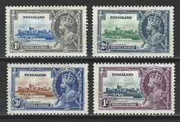 Nyasaland. SG 123-26, Mi 45-48 * MH - Nyasaland (1907-1953)