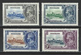 Nyasaland. SG 123-26, Mi 45-48 * MH - Nyassaland (1907-1953)