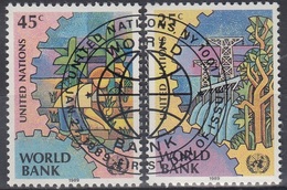 UNITED NATIONS New York 571-572,used - Gebruikt