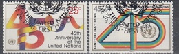 UNITED NATIONS New York 602-603,used - Gebruikt