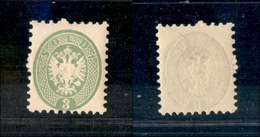 10040 LOMBARDO VENETO - 1864 - 3 Soldi Verde (42) Gomma Integra (200) - Autres & Non Classés