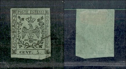 10073 MODENA - 1852 - 5 Cent Verde (7) Usato (70) - Other & Unclassified