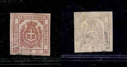 10080 MODENA - 1859 - 40 Cent Rosa Carminio (17) Nuovo Con Gomma (300) - Autres & Non Classés