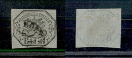 10162 PONTIFICIO - 1852 - 6 Baj Grigio (7a) Usato (135) - Other & Unclassified