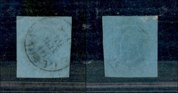 10200 SARDEGNA - 1853 - 20 Cent Azzurro (5) Ottimi Margini - Piccolo Punto Chiaro Sull'angolo Inferiore Destro - Usato - - Autres & Non Classés