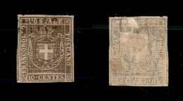 10313 TOSCANA - GOVERNO PROVVISORIO - 1860 - 10 Cent Bruno (19) Usato (100) - Sonstige & Ohne Zuordnung