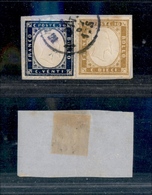 10356 REGNO - 1861/1862 - 20 Cent (2) + 10 Cent (14E Sardegna) - Affrancatura Mista Su Frammento (325) - Sonstige & Ohne Zuordnung