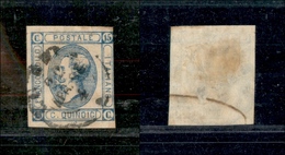 10371 REGNO - 1863 - 15 Cent Azzurro (13c+d) Ultima I Di Quindici Formata Da 3 Puntini E Linea Orizzontale Non Interrott - Autres & Non Classés
