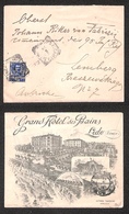 10417 REGNO - 25 Cent Floreale (73) Isolato Su Busta Illustrata "Grand Hotel Des Bains Lido" Da Venezia 9.6.1904 Per Lem - Sonstige & Ohne Zuordnung