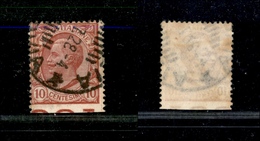 10426 REGNO - 1906 - 10 Cent Leoni (82i) Non Dentellato In Basso - Usato (100) - Sonstige & Ohne Zuordnung