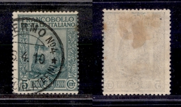 10431 REGNO - 1910 - 5 Cent Garibaldi (87) Annullo Originale (35) - Autres & Non Classés