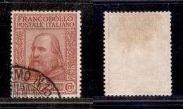 10432 REGNO - 1910 - 15 Cent Garibaldi (88) Annullo Originale (70) - Autres & Non Classés