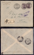 10451 REGNO - Prestito Nazionale 1918 - Coppia Del 50 Cent (1) Con Soprastampa Spostata E Obliqua Con La Riga "1927" Man - Sonstige & Ohne Zuordnung