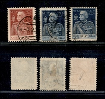 10508 REGNO - 1925/1926 - Giubileo Del Re (189/191) Dentellatura 11 - Serie Completa Di 3 Valori - Usati (200) - Autres & Non Classés