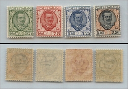 10515 REGNO - 1928 - Floreale (200/203) - Serie Completa - 4 Valori Nuovi - Gomma Integra (250) - Other & Unclassified