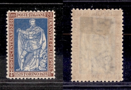 10528 REGNO - 1928 - 20 Cent Filiberto (226) Dent.11 - Ottimamente Centrato - Nuovo Con Gomma - Autres & Non Classés