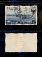 10566 REGNO - 1936 - 1,25 Lire + 1 Lira Azzurro Orazio (403) - Usato (220) - Autres & Non Classés