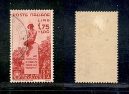 10568 REGNO - 1936 - 1,75 Lire + 1 Lira Carminio Orazio (404) - Usato (450) - Autres & Non Classés