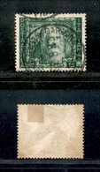 10583 REGNO - 1938 - 5 Lire Verde Impero Posta Aerea (A116) - Usato (80) - Sonstige & Ohne Zuordnung
