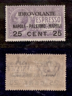 10597 REGNO - P. AEREA  - 1917 - 25 Cent Su 40 Cent Idrovolante (2-Aerea) - Nuovo Con Gomma (35) - Autres & Non Classés