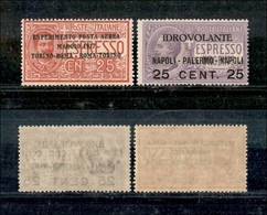 10598 REGNO - P. AEREA  - 1917 - Soprastampati Posta Aerea (1/2) - Le Prime Due Emissioni - Gomma Integra (150) - Sonstige & Ohne Zuordnung