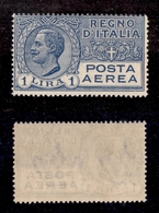10603 REGNO - P. AEREA  - 1926/1928 - 1 Lira Posta Aerea (4) - Gomma Integra (37) - Autres & Non Classés
