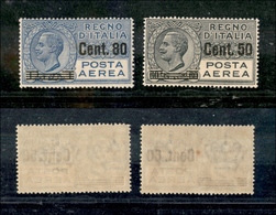 10611 REGNO - P. AEREA  - 1927 - Soprastampati Posta Aerea (8/9) - Serie Completa Di 2 Valori - Gomma Integra (250) - Sonstige & Ohne Zuordnung