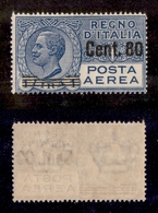 10613 REGNO - P. AEREA  - 1927 - 80 Cent Su 1 Lira (9-Aerea) - Gomma Integra (187) - Autres & Non Classés